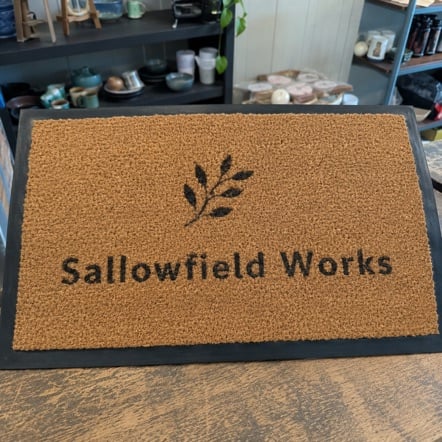 Custom coir doormat - customer photo