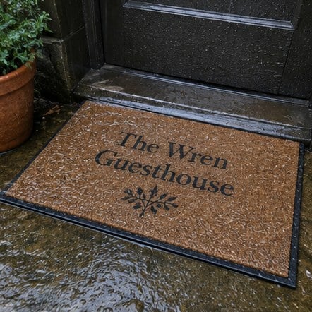 Custom doormats for a small business