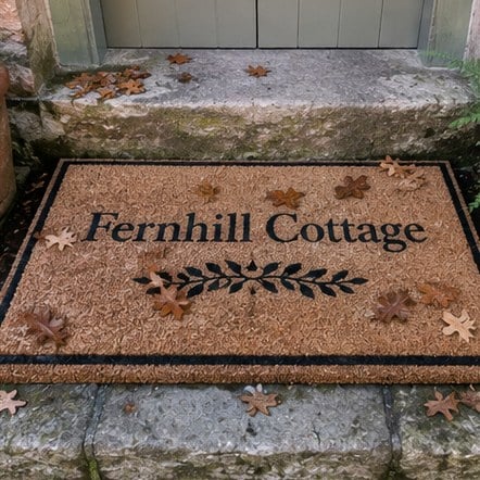 Custom printed doormats in bulk