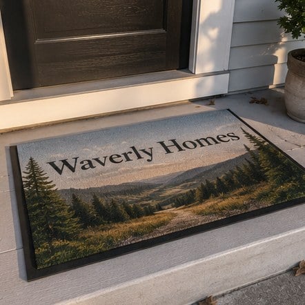 Customized doormats for realtors and property