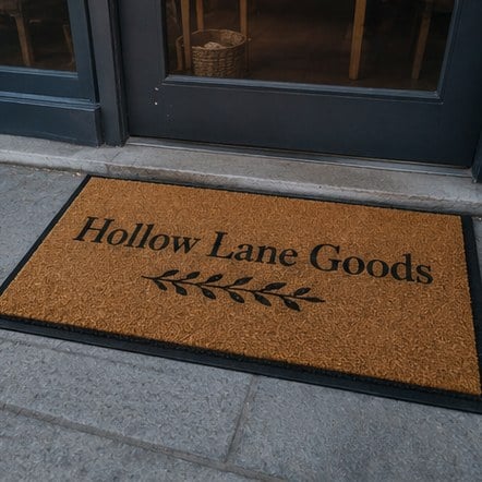 Customized doormats for retail storefronts