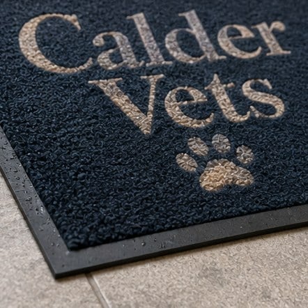 Logo inlay entrance mats bought wholesale